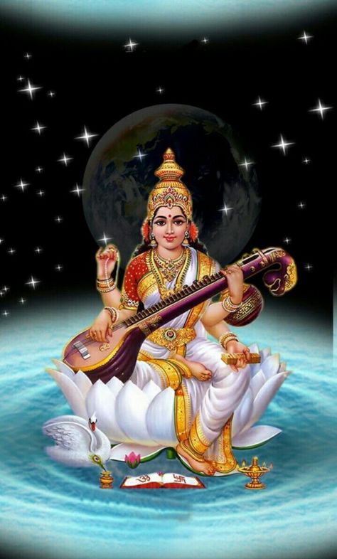 God Saraswathi Images Hd, Sarswati Ji Photo, Saraswathi Devi Images Hd, Saraswati Mata Hd Wallpapers, Saraswathi Devi Images, Saraswati Images, Surya God, Sharada Devi, Saraswathi Pooja