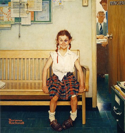 Saturday Evening Post Covers, Norman Rockwell Art, Rockwell Paintings, Norman Rockwell Paintings, Tableaux Vivants, Norman Rockwell, Rembrandt, Old Art, Famous Artists