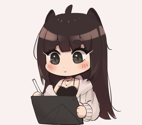 Chibi OC learning how to draw on my tablet ❤️ Person Drawing On Tablet Reference, Vtuber Drawing Tablet, Pngtuber Reference Pose, Chibi Vtuber Base, Chibi Pngtuber Base, Png Tuber Poses, Pngtuber Poses, Vtuber Props, Png Tuber Avatar Base