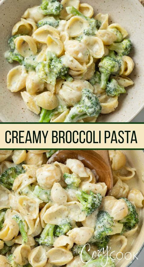 Creamy Broccoli Pasta, Creamy Broccoli, For Two, Easy Healthy Dinner, Dinner Recipes For Family, Broccoli Pasta, Recipes For, Pasta Dinner Recipes, Health Dinner