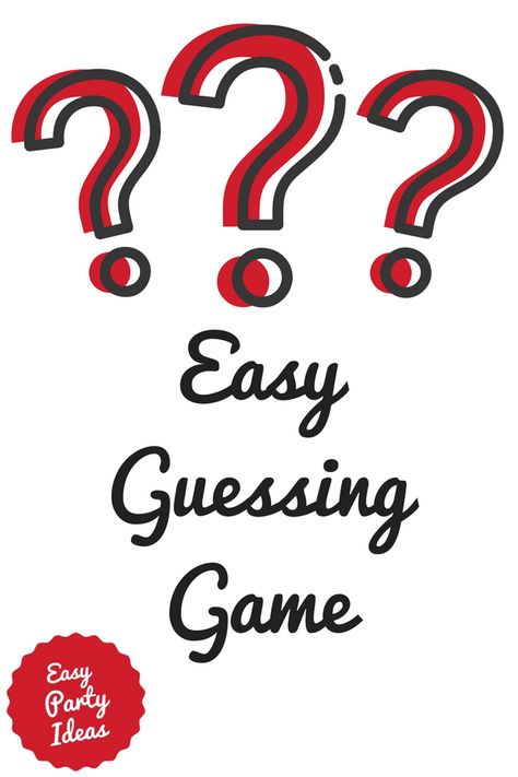 Guessing Game for Parties Mixer Games, Guessing Games For Kids, Christmas Party Activities, Diy Home Office, Favorite Things Party, Home Office Makeover, Family Party Games, Lottery Numbers, Mommy Tips