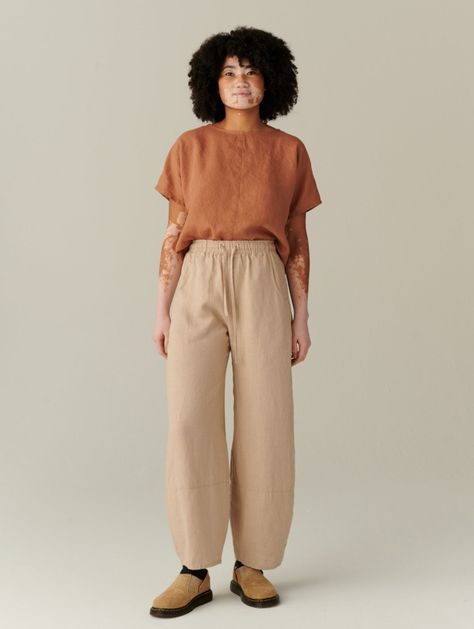 Linen Trousers for Women | Classy and Casual | Linenfox Mocha Mousse, Linen Blouse, Linen Trousers, Wrinkle Remover, Outfits Women, Linen Top, Work Outfits, Linen Pants, Comfortable Outfits