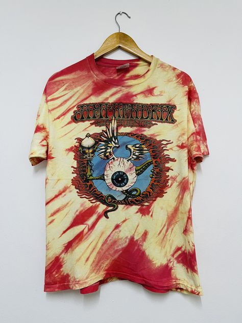 Vintage Vintage 90’s Jimi Hendrix “Experience Tie Dye Rock Music OV1 | Grailed The Jimi Hendrix Experience, Jimi Hendrix T Shirt, Asos Men, Jimi Hendrix Experience, Vintage Band Tees, Men Stylish Dress, Shirts Vintage, Clothing Designs, Tie Dye Designs