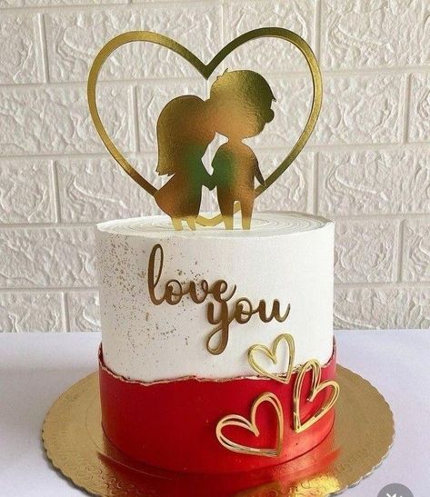 Simple Anniversary Cakes, Anniversary Cake With Name, Birthday Cake For Boyfriend, Anniversary Cake Designs, Cake For Boyfriend, Happy Valentines Day Wishes, Happy Anniversary Cakes, Birthday Cake For Husband, Chocolate Cake Designs