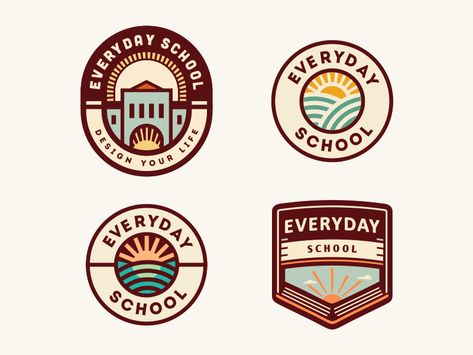 29+ Best School Logo Designs, Ideas | Design Trends - Premium PSD ... School Logo Design, Logo School, Education Vector, Logos Vintage, Aesthetic Logo, Education Logo Design, School Badges, Inspiration Logo Design, Logo Minimalista