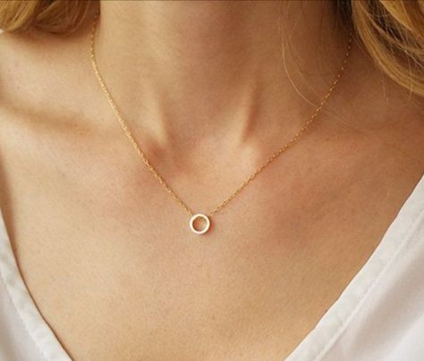 Silver Pendant Design, Simple Pendant Necklace, Real Diamond Necklace, Silver Charm Necklace, Tiny Necklace, Necklace Circle, Karma Necklace, Pendant Necklace Simple, Charm Necklace Silver