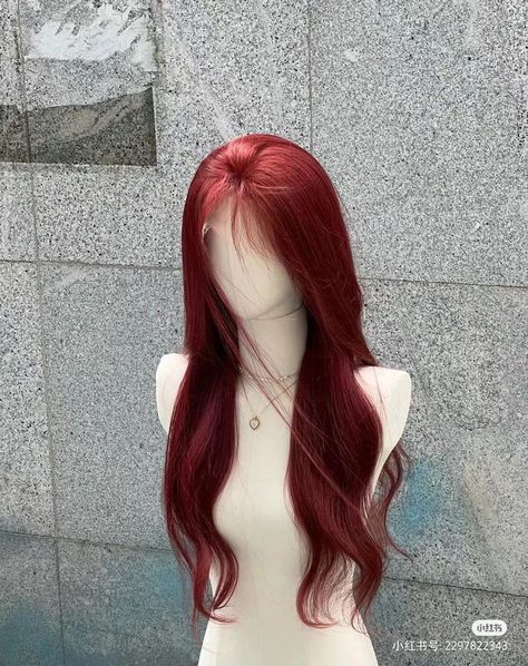 cr - ?? Pelo Color Vino, Hair Stages, Pretty Hair Cuts, Hair Doctor, Korean Hair Color, Wine Hair, Hair Style Korea, Hair Inspiration Long, Dyed Hair Inspiration