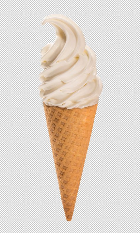 Ice Cream Inspiration, Ice Cream Waffle Cone, Soft Ice Cream, Ice Cream Illustration, Ice Cream Stand, Waffle Ice Cream, Ice Scream, Food Art Photography, Milk Ice Cream