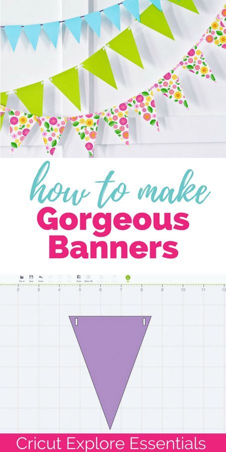 She shows you step by step how to make a banner using the Cricut Explore! Such an easy tutorial with great information! Cricut Banner, Inkscape Tutorials, Cricut Birthday, Cricut Explore Projects, How To Make Banners, Projets Cricut, Cricut Projects Beginner, Diy Craft Tutorials, Cricut Free