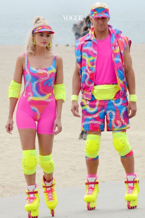 i found it guys!! my boyfriend and i will look so cute wearing these. 80's 80's halloween costume, ken and barbie, barbie movie outfits, ken barbie movie outfits, ken costume, ken and barbie costume, halloween costume, halloween costumes for couples, couples costume barbie and ken, 80s Workout Costume, Barbie And Ken Costume, 80s Halloween Costumes, The 80s Fashion, Barbie Y Ken, Cute Couples Costumes, Barbie Halloween Costume, Barbie 2023, Barbie 80s