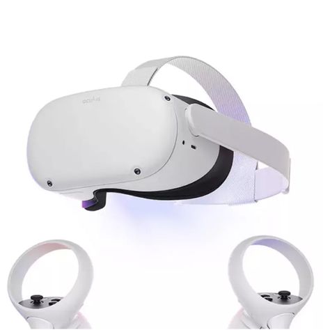 O culus Quest 2 All in One VR Headset with 5.5 inch Display 90Hz Refresh Rate 3D VR Glasses Meta Quest 2, Oculus Quest 2, Oculus Quest, Vr Glasses, Oculus Rift, Vr Experience, Virtual Reality Headset, Vr Games, Advertising And Promotion