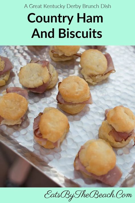 Easy Ham Biscuits, Southern Ham Biscuits, Ham And Cheese Tea Biscuits, Country Ham Sliders, Country Ham Biscuits Mini, Mini Ham Biscuits, Mini Ham Biscuits Appetizers, Country Ham Sandwiches, Ham Biscuits Southern