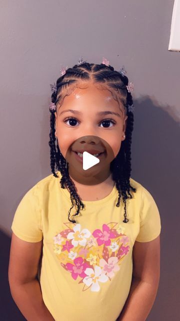 🎀Buns & Braids🎀 • • • • #royaldbraidz #royalkiddbraidz #houstonbraider #protectivestyles #kidbraidshouston #houstonkidsbraider #braidart… | Instagram Braids Butterfly Clips, Butterfly Clips Hairstyles Kids, Braids With Butterfly Clips, Butterfly Clips Hairstyles, Rock Butterfly, Buns Braids, Children Hairstyles, Back To The 90s, Kids Braids