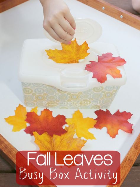 This fine motor activity keeps kids busy, entertained, and quiet as they learn about fall leaves! Fall Activities For Toddlers, Fall Lesson Plans, Infant Classroom, Fall Preschool Activities, Fine Motor Activity, Time Activity, Activity For Toddlers, Fall Lessons, Autumn Activities For Kids