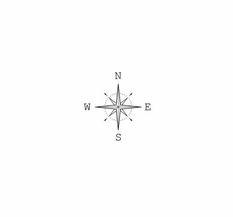 Compass Tattoo Feminine Minimalist, Tiny Compass Tattoo Simple, Compass Tattoo Design Minimalist, Basic Compass Tattoo, Compass Tattoo With Initials, Small Fine Line Compass Tattoo, Tattoo Compass Small, Compass Tattoo Feminine Simple, Compass Outline Tattoo