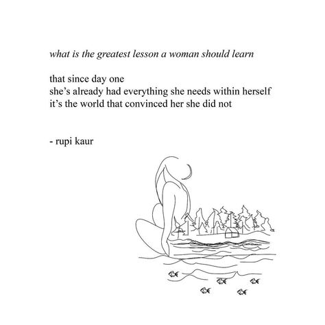 Rupi Kaur Poetry, Rupi Kaur Quotes, Social Life Hacks, Awakening Quotes, Rupi Kaur, Spoken Words, Words Of Comfort, Poem Quotes, Learn To Love