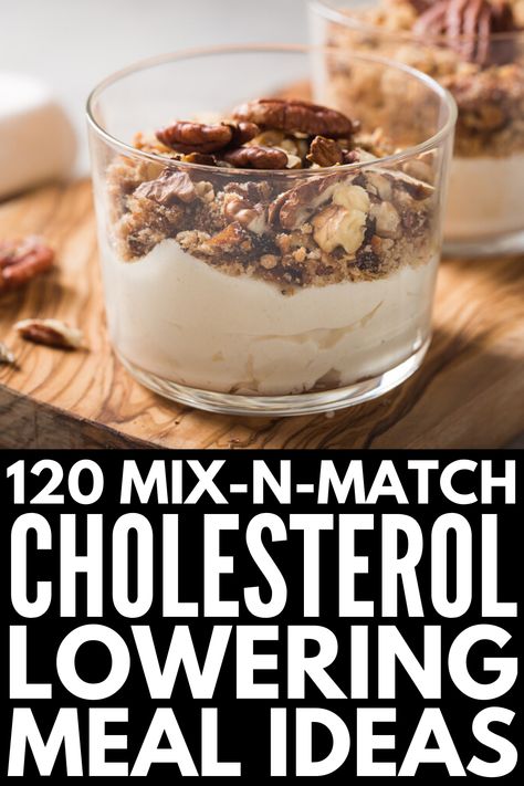 Cholesterol Friendly Recipes, Low Cholesterol Diet Plan, Lower Cholesterol Naturally, Lower Cholesterol Diet, Lunch Saludable, Cholesterol Foods, Low Cholesterol Diet, Meat Lover, Cholesterol Lowering