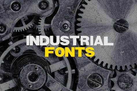 Industrial Font Typography, Metal Industry Logo Design, Industrial Graphic Design Branding, Industrial Logo Design Inspiration, Industrial Branding Design, Industrial Graphics, Industrial Typography, Industrial Graphic Design, Industrial Logo Design