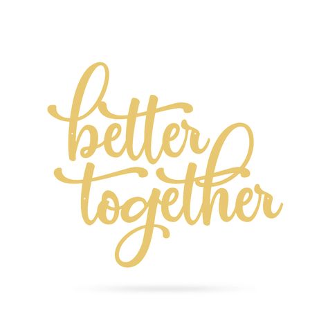 "Better Together Wall Sign" for those who cherish the relationships and true love. This hand lettering calligraphy quote is designed and crafted in America to offer quality home décor that lasts for years. We treat every inch of the steel with a powder coating for durability to protect against rust before we ship to you. Highlights Available in two designs: Two words in the cycle Two separate words Features Available In 4 Sizes: 14", 18", 24", 30" Available in 5 Colors: Black, Gold, Textured Sil Better Together Sign, Calligraphy Quote, Digital Calligraphy, Together Quotes, Real Steel, Lettering Calligraphy, Stylist Tattoos, Calligraphy Quotes, Short Poems