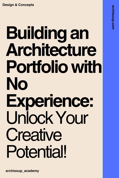 Creating an architecture portfolio without professional experience? No problem! Learn how to craft a standout portfolio that highlights your creativity, academic achievements, and personal projects. Whether you’re just starting out or pivoting into architecture, this article is your blueprint for success. Get ready to impress with a portfolio that reflects your passion, skills, and innovative thinking! Innovative Thinking, Academic Achievement, How To Craft, Architecture Portfolio, Concept Design, How To Use, Highlights, Portfolio, Architecture