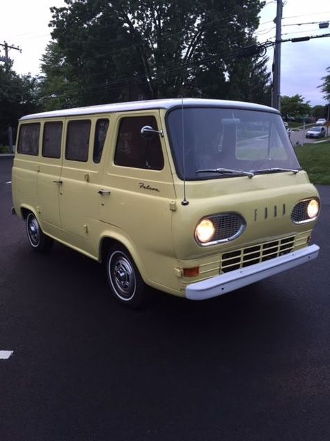 1965 Ford Falcon Econoline Camper Van for sale: photos, technical specifications, description Econoline Camper Van, Table Booth, Diner Design, 1965 Ford Falcon, Ford Econoline Van, Music Image, Camper Windows, Econoline Van, Ford E Series