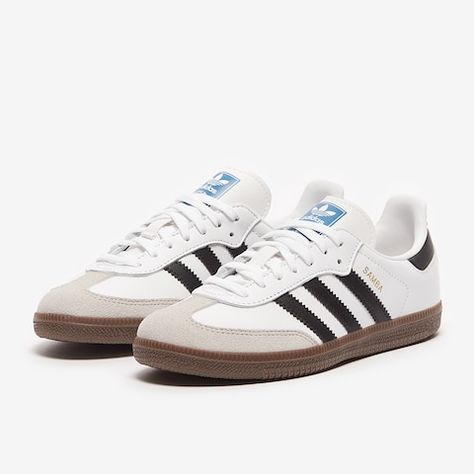 View and buy the adidas Originals Younger Kids Samba OG (PS) adidas Originals Samba at Pro:Direct SOCCER. Available with next day delivery. Zapatillas Aesthetic, White Adidas Samba, Samba Shoe, Shoes Samba, Sambas Adidas, Samba Adidas, Samba Shoes, Adidas Sambas, Adidas Samba Og