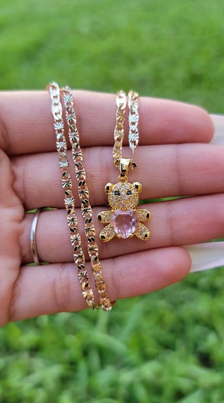 Sentimental Gifts For Best Friend, Girlfriend Birthday Gifts, Rich Gifts, Teddy Bear Necklace, Dope Jewelry Accessories, Expensive Jewelry Luxury, Bear Necklace, Jewelry Accessories Ideas, Dope Jewelry