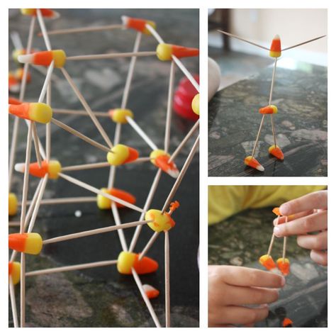 Candy Corn Structures Fall Dissolving Candy STEM activities Dissolving Candy Corn, Candy Corn Games, Candy Corn Experiment, Candy Corn Stem, Preschool Engineering, Stem Games, Apple Science, Candy Science, Candy Corn Crafts