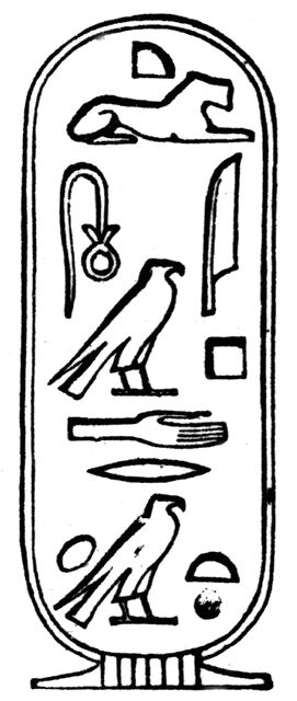 cleopatra's name in Hieroglyphs : Cartouche of Cleopatra Egyptian Crafts, Ancient Egypt Projects, Egyptian Party, Egypt Project, Ancient Egypt Art, Rosetta Stone, Egyptian Tattoo, Egyptian Culture, Egyptian Hieroglyphics