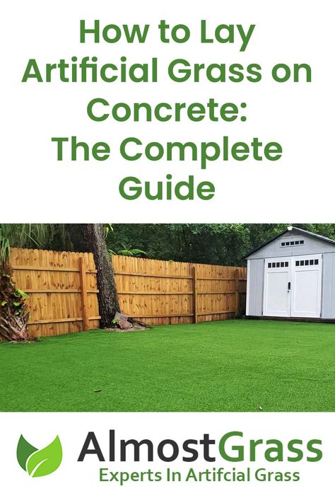 Our team will give you a complete guide on laying artificial grass on concrete. You’ll have a perfectly installed artificial lawn in no time! How To Lay Turf, Laying Artificial Grass, Grass Installation, Artificial Grass Installation, Artificial Lawn, Fake Grass, Farm Ideas, Lawn Edging, Side Garden