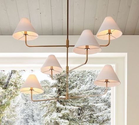 Chandeliers | Pottery Barn Deer Antler Chandelier, Mobile Chandelier, Glass Chandeliers, Outdoor Chandeliers, Construction Crafts, Iron Chandeliers, Overhead Lighting, Chandelier Style, Candelabra Bulbs