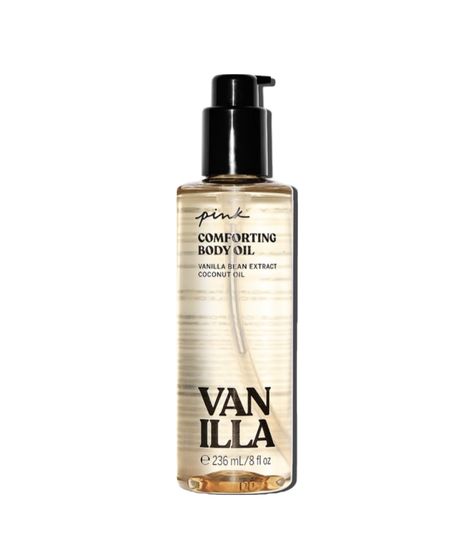 Pink vanilla comforting body oil Vanilla Hair Oil, Vanilla Body Products, Body Oil Vanilla, Vanilla Body Care, Vanilla Body Oil, Moisturizing Body Oil, Vanilla Oil, Pink Vanilla, Fragrances Perfume Woman