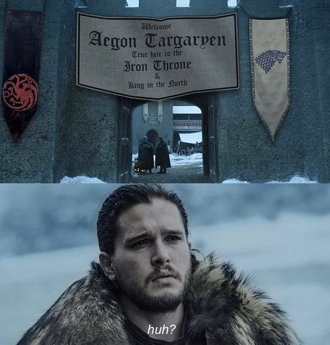 GoT Jon Snow funny Jon Snow Funny, Targaryen Daenerys, Game Of Thrones Instagram, Game Of Thrones Merchandise, Game Of Thrones Meme, Games Quotes, Game Of Throne, Game Of Thrones Facts, Hiro Big Hero 6