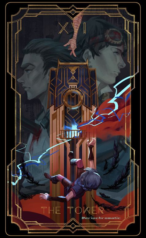 Erio @ Arcane Tarot 👁️ Preorders on 6/14 5pm PST on Twitter: "XVI: The Tower kiss your perfect days goodbye, because the world is on fire 🥲 #Arcane #ArcaneFanart… " Akali League Of Legends, Perfect Days, Jinx League Of Legends, Online Tarot, League Of Legends Characters, Tarot Cards Art, Tarot Art, Lol League Of Legends, The Tower