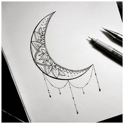 Fatima Tattoo, Ankle Tattoos For Women, Chic Tattoo, Boho Tattoos, Crescent Moon Tattoo, Unicorn Tattoos, Moon Tattoo Designs, Flash Tattoo Designs, Cute Ear Piercings