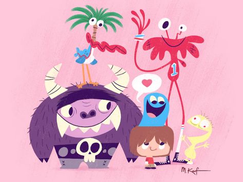 Foster's Home for Imaginary Friends by Matt Kaufenberg Friends Movie, Home For Imaginary Friends, Cartoon Network Characters, Old Cartoon Network, Foster Home For Imaginary Friends, Cartoon Kunst, Cartoon Network Shows, Imaginary Friends, 90s Cartoons