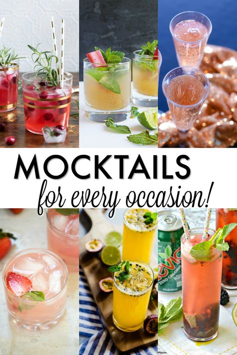 There's always a reason to celebrate, and a drink for every celebration! Here are some of the best mocktails recipes, non alcholic for any occasion! Cheers #mocktails #nonalcoholic Mocktails Non Alcoholic, Mocktails Recipes, Best Mocktails, Easy Mocktail Recipes, Mocktail Drinks, Virgin Cocktails, Alcholic Drinks, Alcohol Free Drinks, Drink Recipes Nonalcoholic