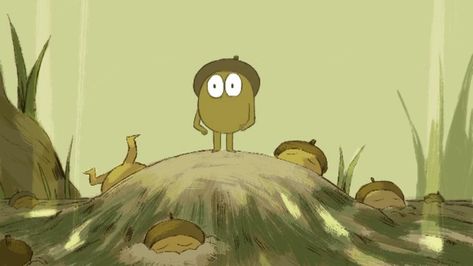 CalArts student Madeline Sharafian has created Acorn, a short animated film that tells the story of a tiny acorn who was ripped from the loving limbs of a giant... Animation Tutorial, Animation Movie, Concept Art Character, 2d Animation, We Can Do It, Cool Animations, Character Design References, Animation Film, Animated Characters