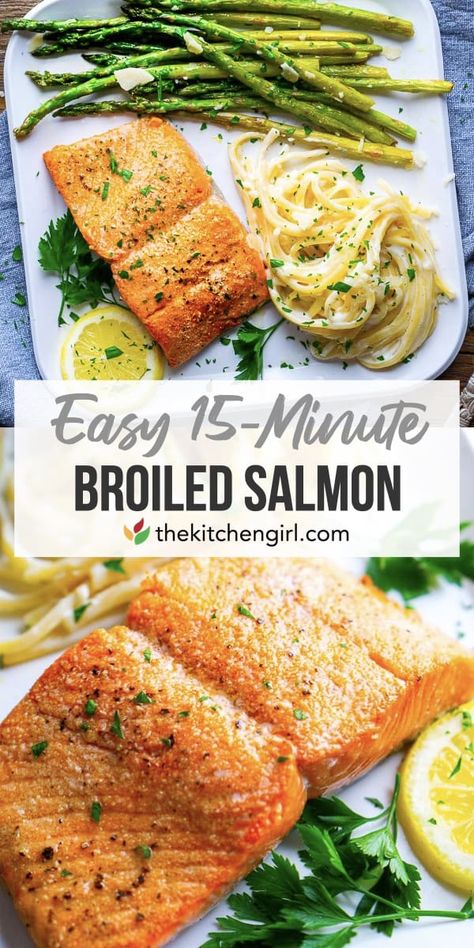 Broiled Salmon Recipes, Salmon Recipes Oven, Cook Salmon, Broiled Salmon, Delicious Seafood Recipes, Baked Salmon Recipes, Salmon Dishes, Cooking Salmon, Never Look Back