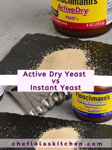 This picture shows the difference and similarities between active dry and instant yeast. Instant Yeast Vs Active Dry Yeast, Things To Make With Active Dry Yeast, Things To Make With Yeast, Italian Cream Puff, Pie Pastry Recipe, Fresh Fruit Tart, Yeast Packet, Dough Starter, Easy Pie Crust