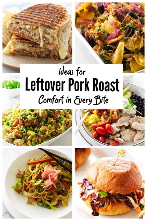 Leftover Porchetta Recipes, Things To Make With Pork Roast, What To Do With Leftover Pork Loin Roast, Cooked Pork Roast Leftover Recipes, Recipes Using Pork Shoulder, Pork Pasta Dishes, Leftover Roast Pork Recipes Simple, What To Do With Pork Roast, Roast Pork Leftover Recipes