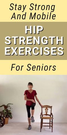 Hip Flexor Exercises For Seniors, Sofa Yoga For Seniors Free, Senior Workout, Hip Strengthening, Hip Strength, Hip Strengthening Exercises, Senior Exercises, Exercises For Seniors, Hip Exercises