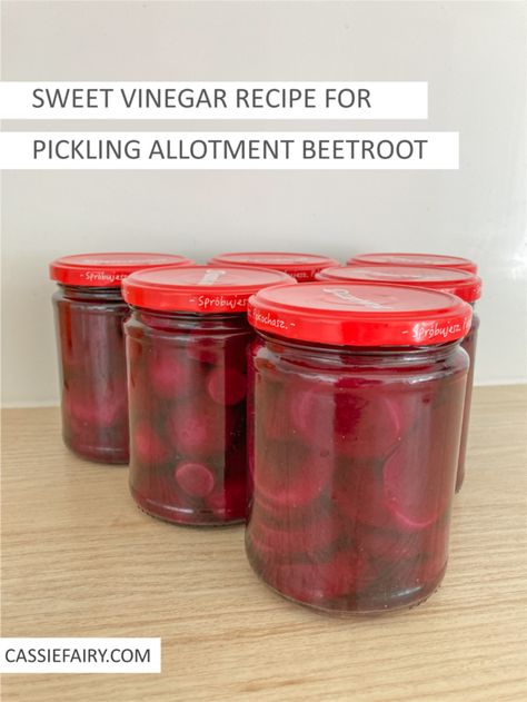 Pickling Vinegar Recipe, Pickled Beetroot Recipe, Pickled Beetroot, Friday Recipes, Fermenting Foods, Beetroot Recipes, Thrifty Living, Sweet Pickles, Pickling Recipes