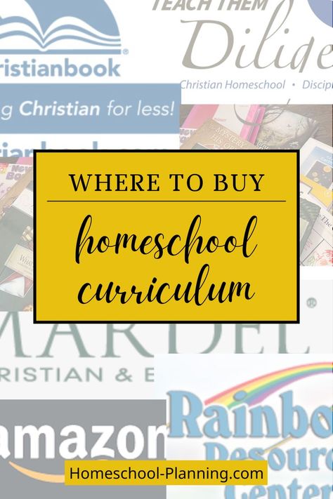 where to buy homeschool curriculum. yellow square with company logos in the background Best Online Stores, Local Shops, Homeschool Learning, Homeschool Planning, Homeschool Curriculum, Online Stores, To Learn, For Everyone, The 10