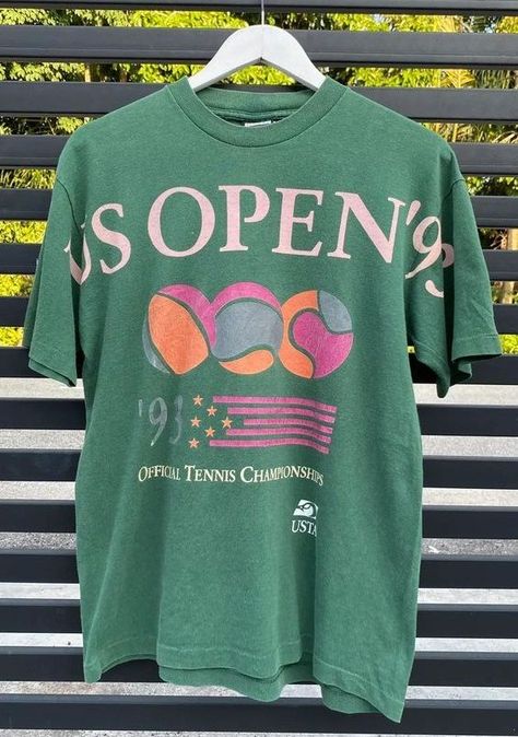 Vintage Us Open 93 Tennis Championships Shirt Outfit Easy 30 day return policy