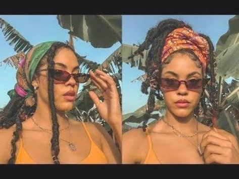 Faux Locs Tutorial, Locs Tutorial, Faux Locs Styles, Tutorial Hairstyles, Headwrap Hairstyles, Tutorial Hair, Hair Wrap Scarf, Faux Locs Hairstyles, Hair Scarf Styles