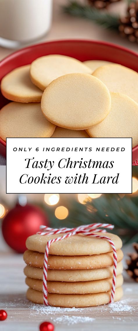 Image for Tasty Christmas Cookies with Lard Baking With Lard, Lard Recipes Baking, Lard Cookies Recipe, Cookies Made With Lard, Cookies With Lard, Lard Recipe, Delicious Cookies Homemade, Clematis Varieties, Best Christmas Cookies