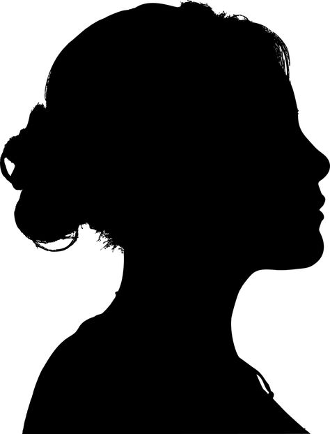 Women Silouhette Painting, Side Silhouette Woman, Woman Sillhoute Aesthetic, Woman Shadow Drawing, Female Head Silhouette, Woman Profile Silhouette, Women Siloutte, Woman Side Profile Silhouette, Silloettes Art Women