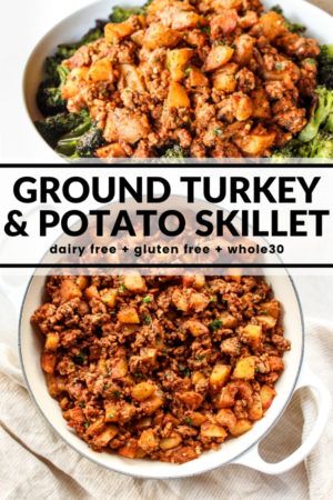 Turkey Potato, Healthy Turkey Recipes, Potato Skillet, Ground Turkey Recipes Healthy, Healthy Turkey, Health Dinner, Turkey Dinner, Ground Turkey Recipes, Health Dinner Recipes