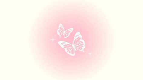 Light Pink Wallpaper Desktop, Pc Aesthetic, Pink Wallpaper Laptop, Butterfly Image, Butterfly White, Laptop Wallpaper Desktop Wallpapers, Wallpaper Pink And White, Pink Laptop, Butterfly Images